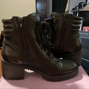 Madden Girl Women's Hush Combat Boot